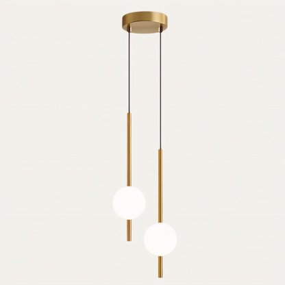 Suspension Afzal en Verre et Métal – Élégance Scandinave pour Votre Intérieur