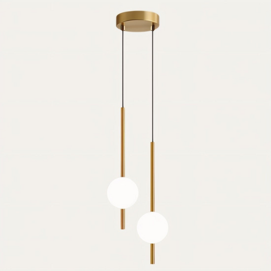 Suspension Afzal en Verre et Métal – Élégance Scandinave pour Votre Intérieur