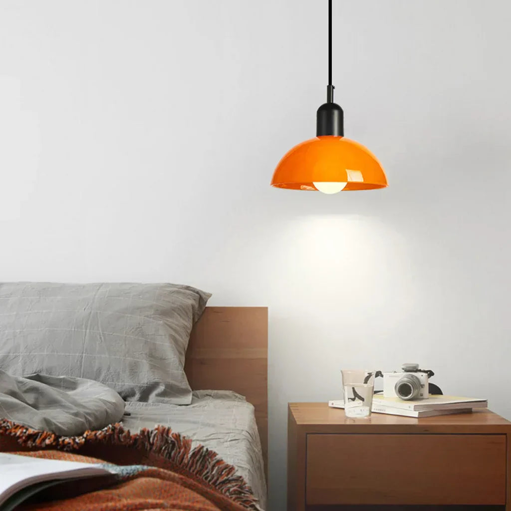 Suspension en Verre LED - Lampe Moderne avec Forme Élegante, Éclairage LED, 40W