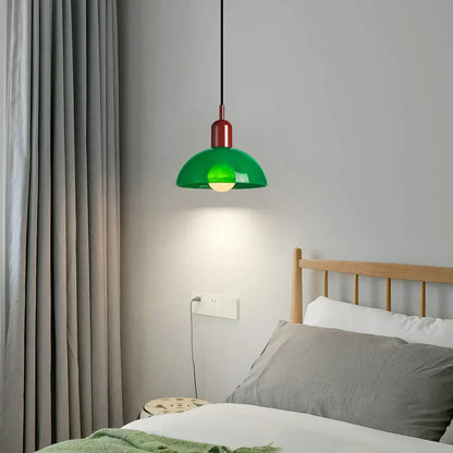 Suspension en Verre LED - Lampe Moderne avec Forme Élegante, Éclairage LED, 40W