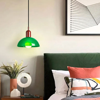 Suspension en Verre LED - Lampe Moderne avec Forme Élegante, Éclairage LED, 40W