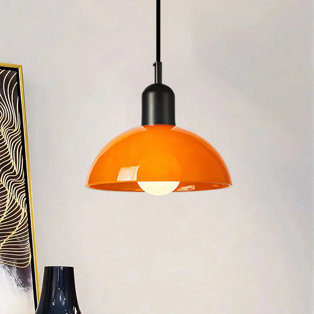 Suspension en Verre LED - Lampe Moderne avec Forme Élegante, Éclairage LED, 40W