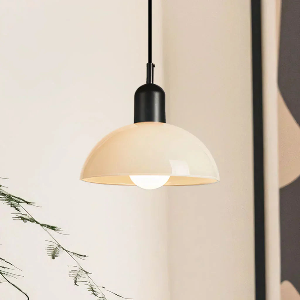 Suspension en Verre LED - Lampe Moderne avec Forme Élegante, Éclairage LED, 40W
