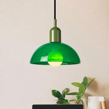 Suspension en Verre LED - Lampe Moderne avec Forme Élegante, Éclairage LED, 40W