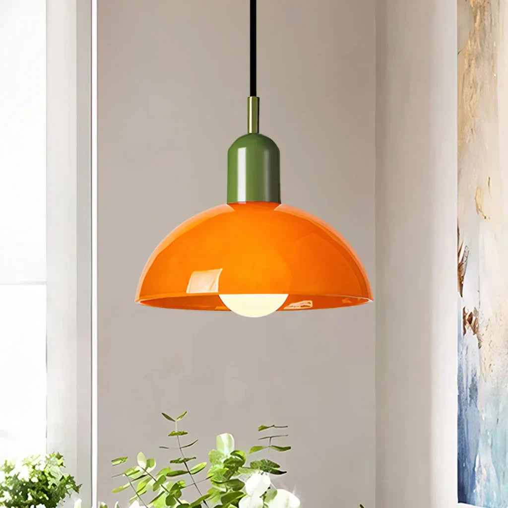 Suspension en Verre LED - Lampe Moderne avec Forme Élegante, Éclairage LED, 40W