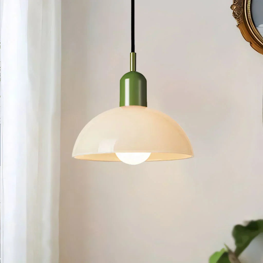 Suspension en Verre LED - Lampe Moderne avec Forme Élegante, Éclairage LED, 40W