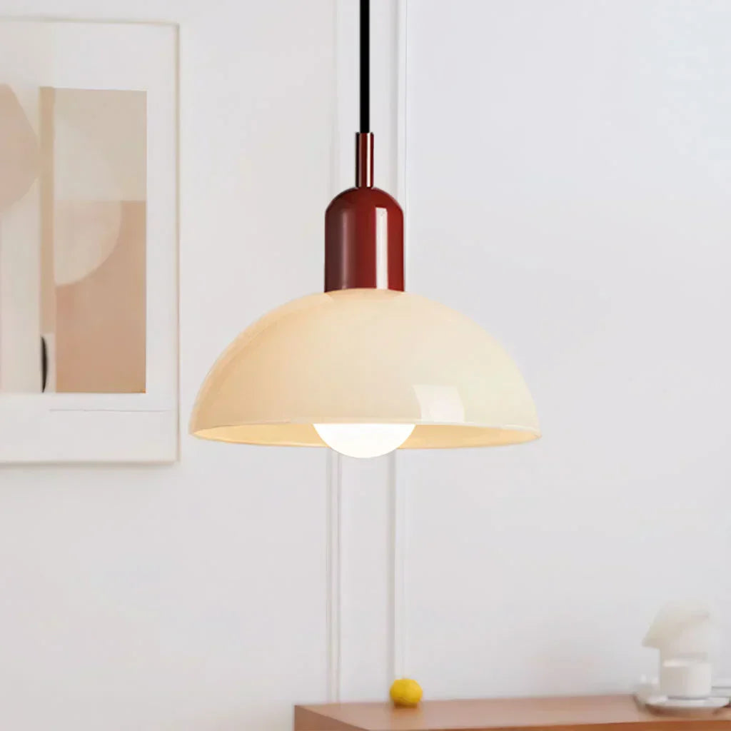 Suspension en Verre LED - Lampe Moderne avec Forme Élegante, Éclairage LED, 40W