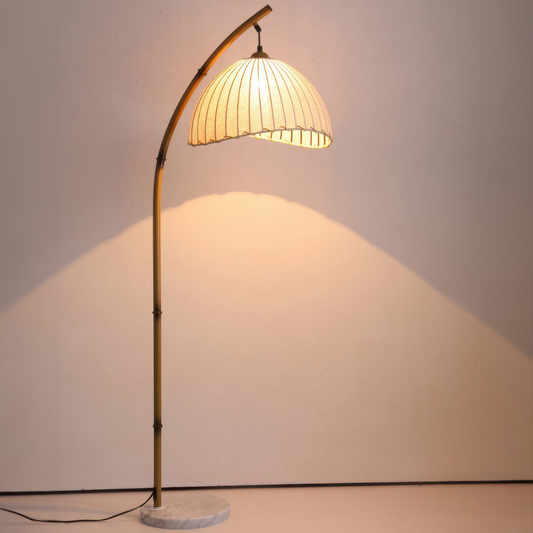 Lampe sur Pied Bamboo Zen – Éclairage Naturel LED Design Culturel