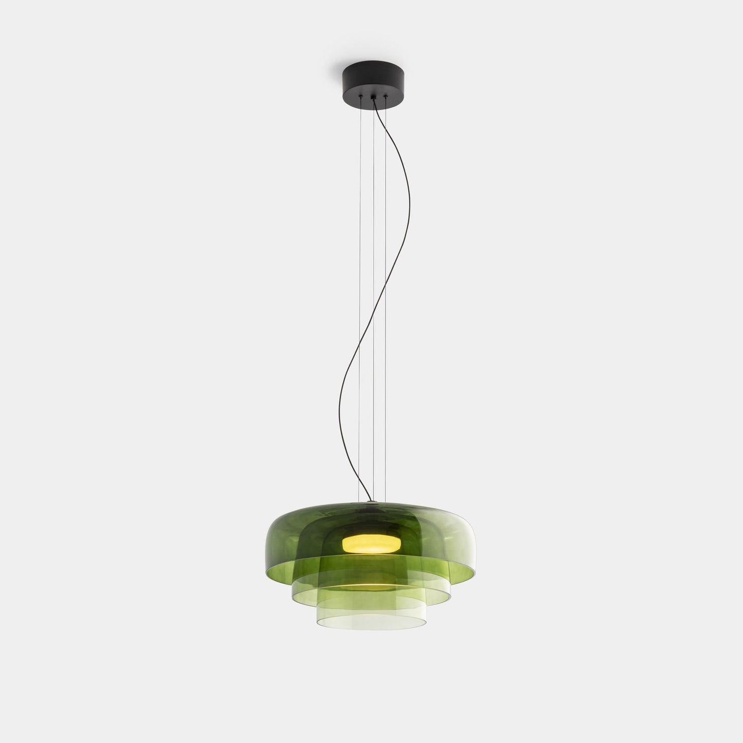 Suspension Moderne en Métal et Verre - Lampe Élégante pour Cuisine et Salle à Manger
