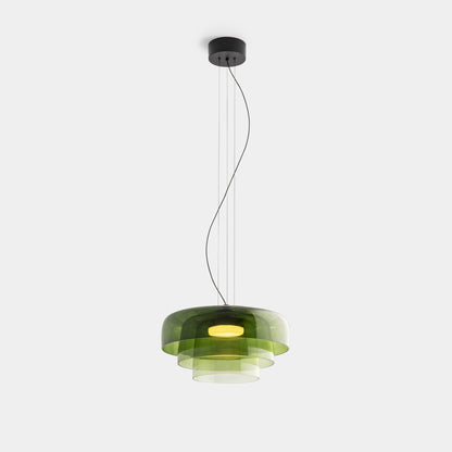 Suspension Moderne en Métal et Verre - Lampe Élégante pour Cuisine et Salle à Manger