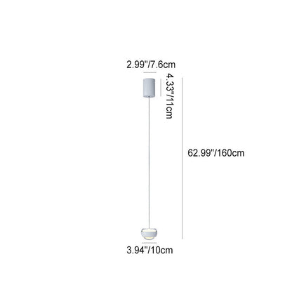 Suspension LED Simplicity Semicircle – Lampe Moderne Minimaliste Design