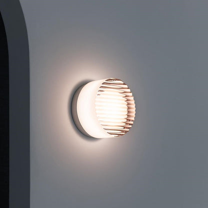 Applique Murale LED Moderne en Forme Ronde – Éclairage Doux avec Diffuseur en Verre Mylk pour Salon et Chambre