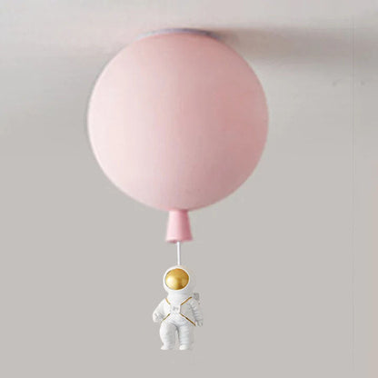 Lampe LED Moderne Lune Astronaute - Suspension Éclairante Unique pour Chambre