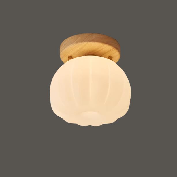 Lampe Plafonnier Pumpkin – Design Unique en Forme de Citrouille, Eclairage LED