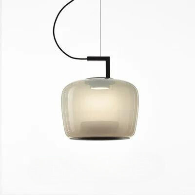 Suspension Design Moderne LED – Luminaire en Verre et Aluminium pour Cuisine et Salle à Manger