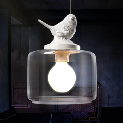 Suspension Élégante à Motif Oiseau – Design Naturel et Moderne