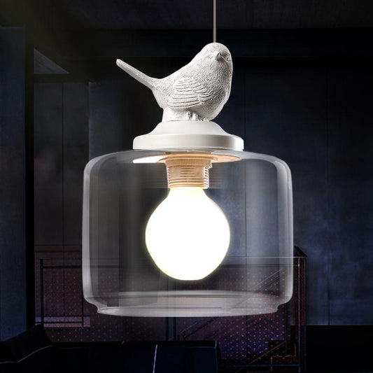 Suspension Élégante à Motif Oiseau – Design Naturel et Moderne
