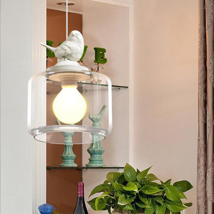 Suspension Élégante à Motif Oiseau – Design Naturel et Moderne