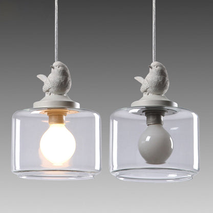 Suspension Élégante à Motif Oiseau – Design Naturel et Moderne