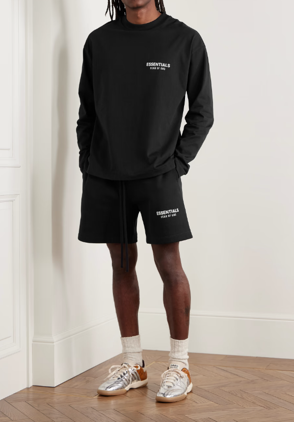 Shorts Fear of God Essentials – Coupe Oversize Unisexe en Coton Premium