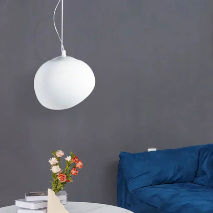 Lampe Design Pierre Naturelle – Verre Opale LED