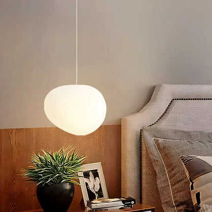 Lampe Design Pierre Naturelle – Verre Opale LED