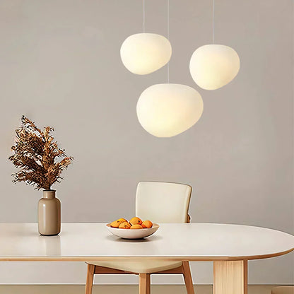 Lampe Design Pierre Naturelle – Verre Opale LED