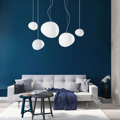 Lampe Design Pierre Naturelle – Verre Opale LED