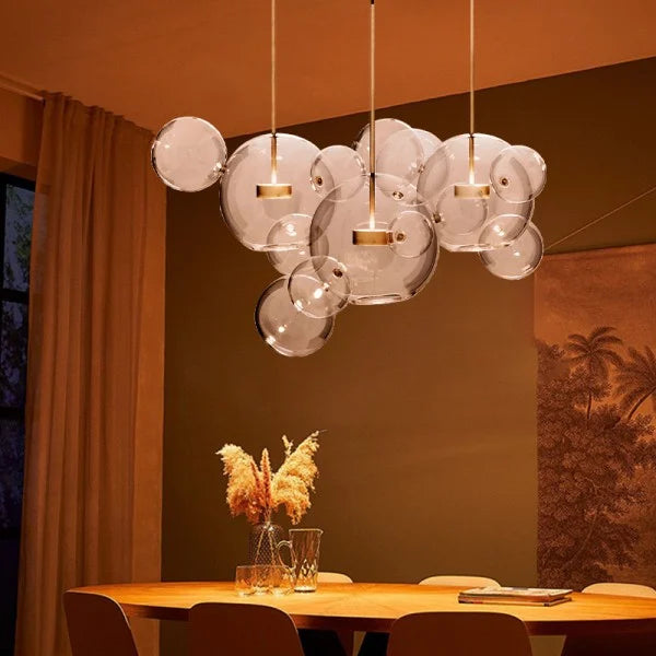 Suspension Bolle - Lampe Moderne en Forme de Boule avec Éclairage LED Élégant