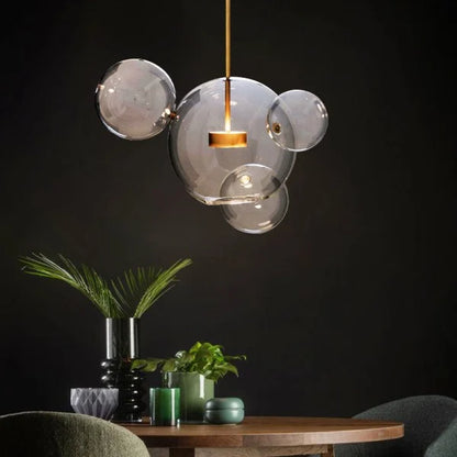 Suspension Bolle - Lampe Moderne en Forme de Boule avec Éclairage LED Élégant