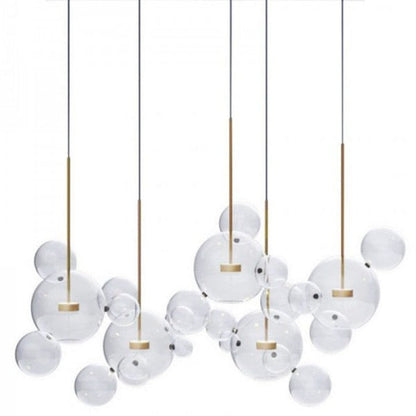 Suspension Bolle - Lampe Moderne en Forme de Boule avec Éclairage LED Élégant
