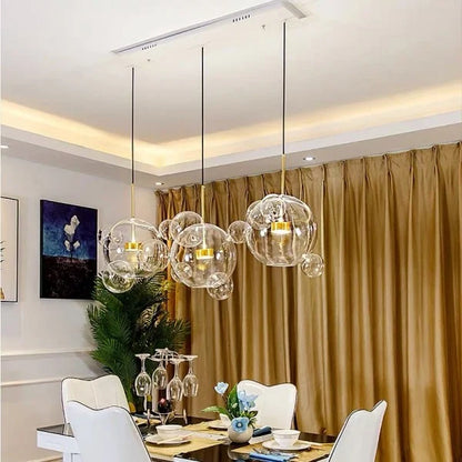 Suspension Bolle - Lampe Moderne en Forme de Boule avec Éclairage LED Élégant