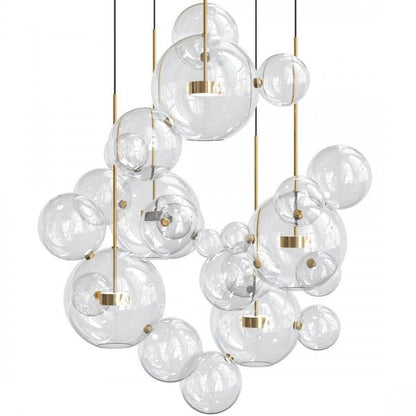 Suspension Bolle - Lampe Moderne en Forme de Boule avec Éclairage LED Élégant