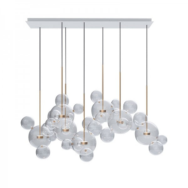 Suspension Bolle - Lampe Moderne en Forme de Boule avec Éclairage LED Élégant