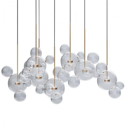 Suspension Bolle - Lampe Moderne en Forme de Boule avec Éclairage LED Élégant