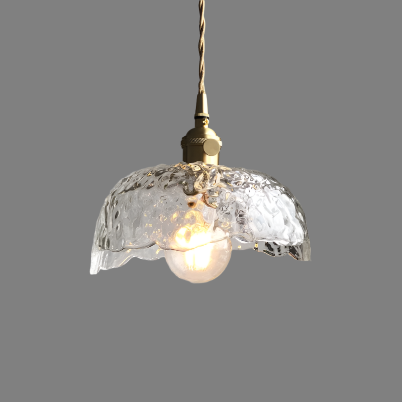 Lampe Pendante en Verre et Laiton – Éclairage Moderne et Élégant pour Chaque Intérieur