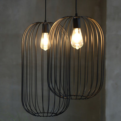 Lampe sur Pied au Design Cage avec Rayures Verticales – Élégance et Style Contemporain