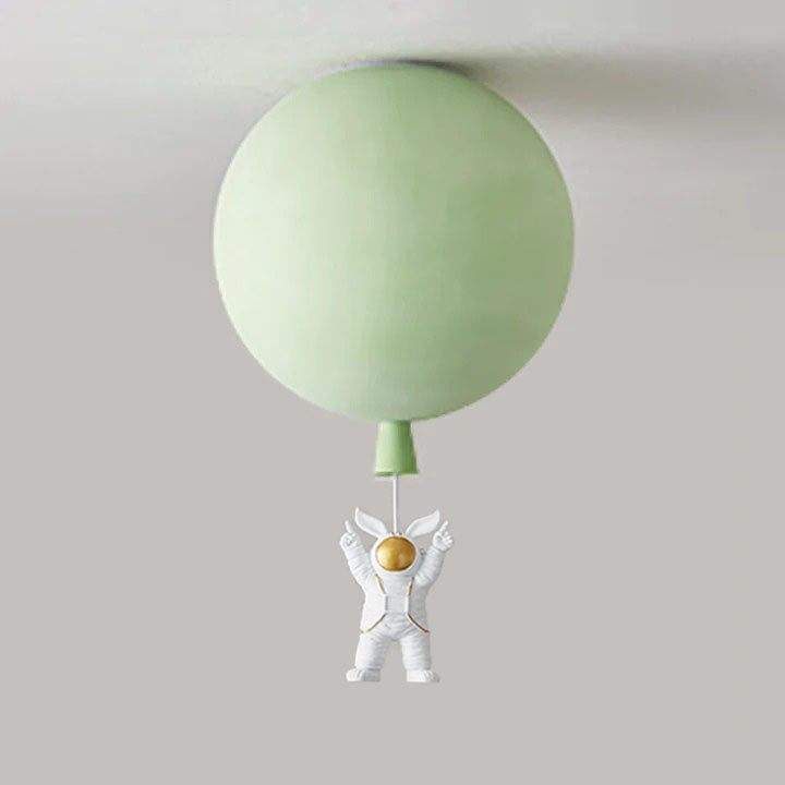 Lampe LED Moderne Lune Astronaute - Suspension Éclairante Unique pour Chambre
