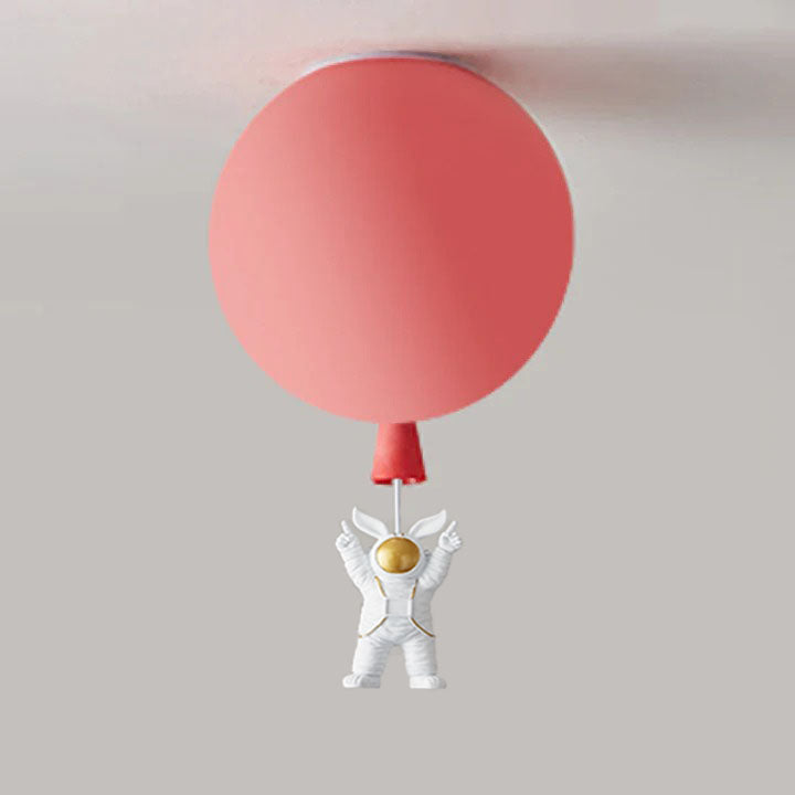 Lampe LED Moderne Lune Astronaute - Suspension Éclairante Unique pour Chambre