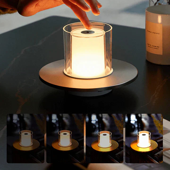Lampe à Bougie LED à Induction - Éclairage Sécurisé et Élégant pour une Ambiance Apaisante