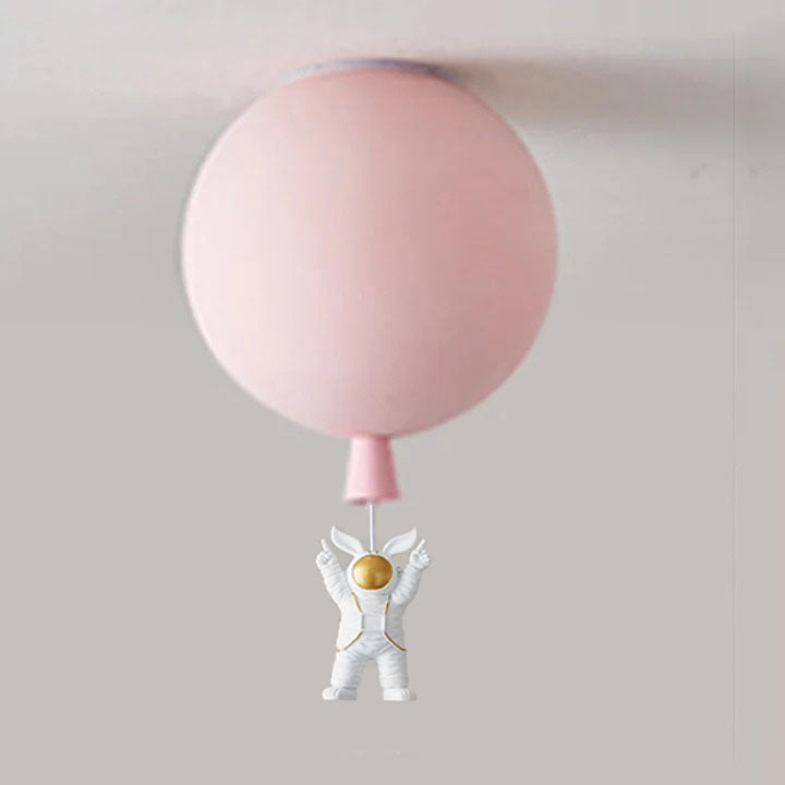 Lampe LED Moderne Lune Astronaute - Suspension Éclairante Unique pour Chambre