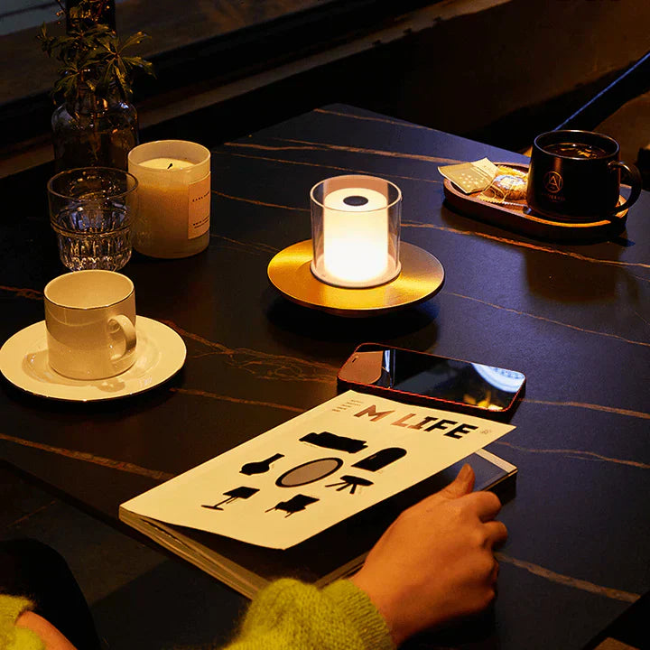 Lampe à Bougie LED à Induction - Éclairage Sécurisé et Élégant pour une Ambiance Apaisante