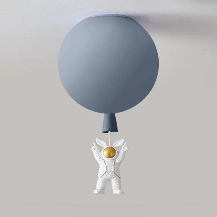 Lampe LED Moderne Lune Astronaute - Suspension Éclairante Unique pour Chambre