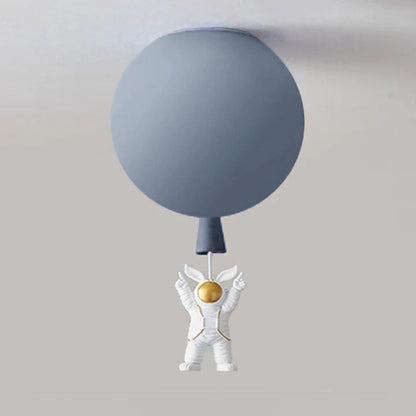 Lampe LED Moderne Lune Astronaute - Suspension Éclairante Unique pour Chambre