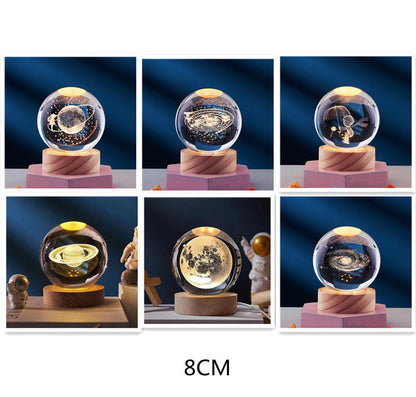 LumiOrb | Lumière en cristal 3D créative