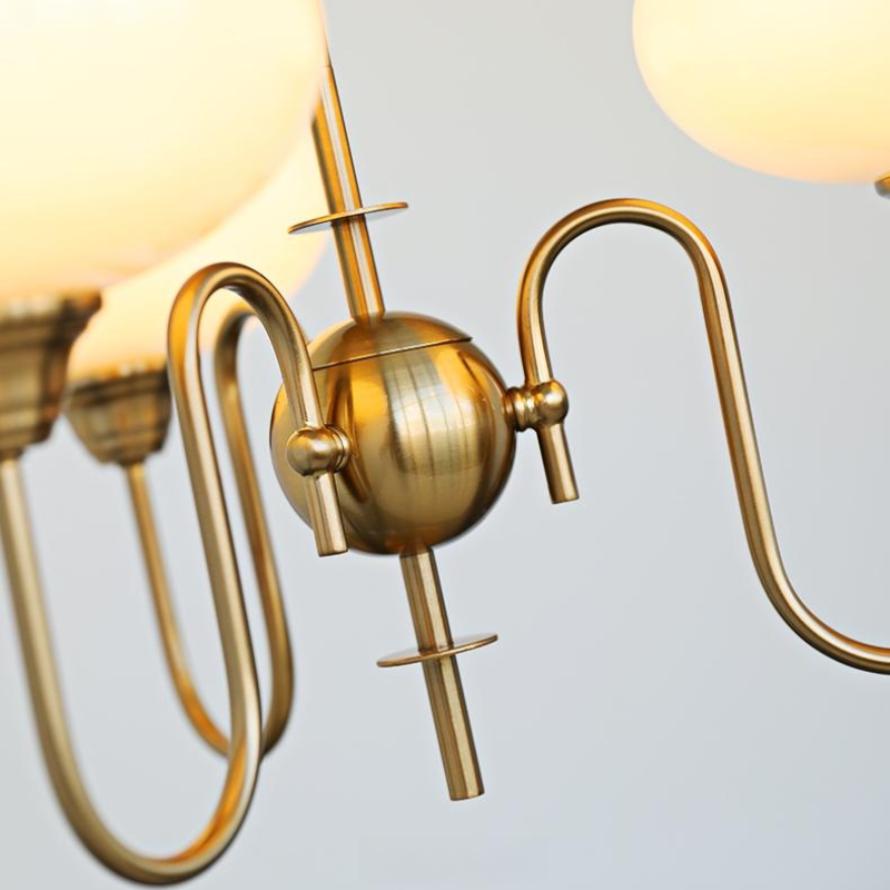 Chandelier Luxe en Verre et Métal – Élégance et Raffinement pour Votre Intérieur