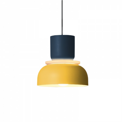 Suspension Nordic Macaron - Design Scandic en Aluminium et Acrylique, Ampoule E27, Idéale pour Cuisine et Salon
