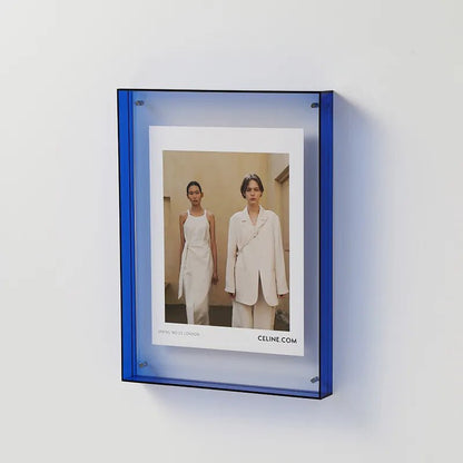 PrismFrame | Cadre photo décoratif en acrylique transparent de couleur vive