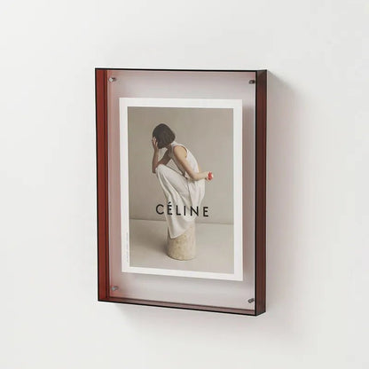 PrismFrame | Cadre photo décoratif en acrylique transparent de couleur vive