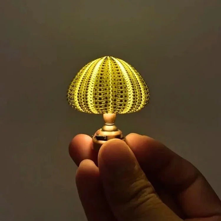 Lampe de Nuit DIY Oursin – Créativité Pratique et Ambiance Vintage
